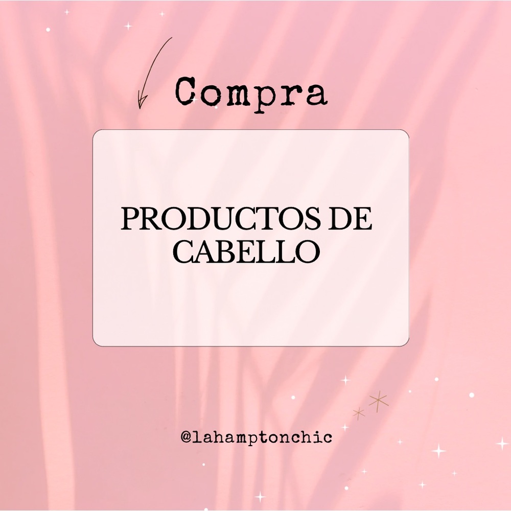 Productos de cabello y accesorios